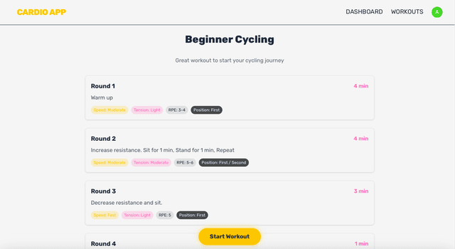Cardio App